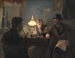 Uma visita à oficina de um sapateiro de Laurits Andersen Ring