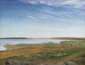 O fiorde perto de Karrebæksminde, Zelândia de Laurits Andersen Ring