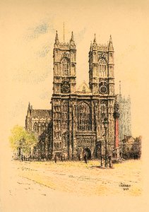 Abadia de Westminster, 1924. de L. A. Hayes