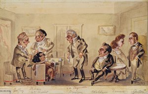 Ato I de &39;The Kitty&39; de Eugene Labiche (1815-1888) 1864 de L Heritier
