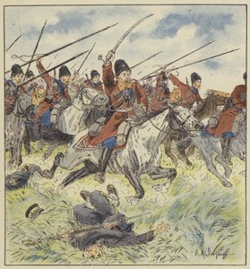 Carga de cossacos de L. Malespine