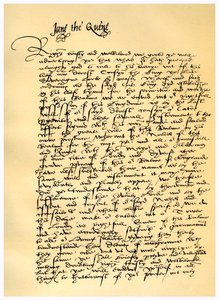 Carta de Lady Jane Gray a William Parr, 10 de julho de 1553. de Lady Jane Grey