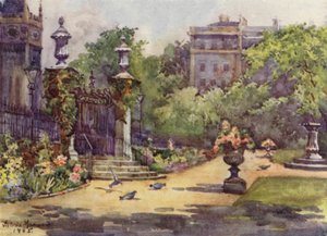O Jardim do Templo Interior (cor litho)