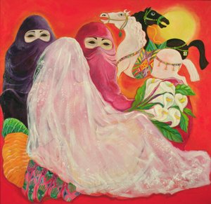 Noiva do Deserto de Laila (Contemporary Artist) Shawa