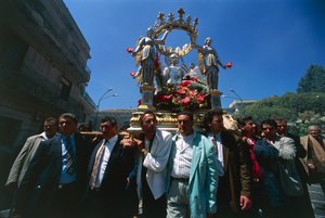 Festa de São Leão, Bova, Calábria, Itália (foto)