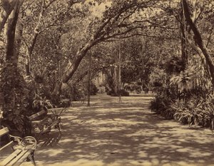 Jardim do Palácio Sukh-Vilas, 1880-90.