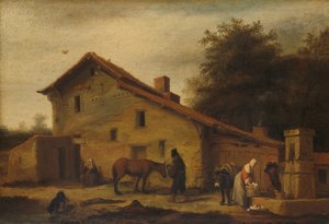 Uma estalagem no Bairro de Nantes de Lambert Doomer
