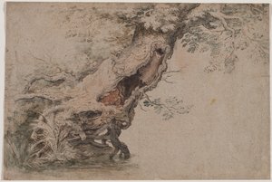 Hollow Tree, depois de Roelant Savery de Lambert Doomer