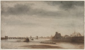Vista de Orleans do Loire de Lambert Doomer