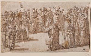 Augusto e a Sibila Tiburtina, ca 1547.
