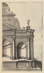 Vista Parcial de um Monumento [Templo de Mercurius] da série 