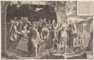 Levantamento de Lázaro, 1544. de Lambert Suavius