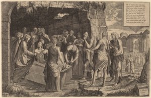 A Ressurreição de Lázaro de Lambert Suavius
