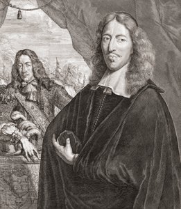 Johan de Witt, também conhecido como Jan de Witt (à direita) e seu irmão Cornelis de Witt. de Lambert de Visscher