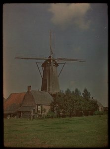 Moinho de vento em Hamlet Het Klompje (ou: De Klomp), Zeist, em Koppeldijk de Lambertus Hendrik van Berk