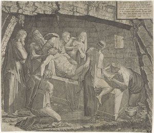 Entombamento de Cristo de Lambertus Suavius