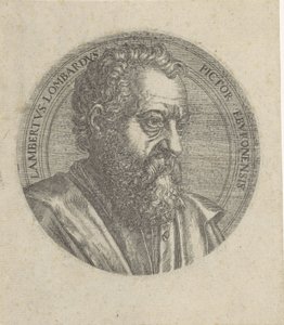 Retrato de Lambert Lombard de Lambertus Suavius