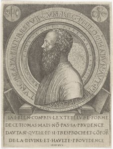 Retrato do filólogo Thomas de Ravenna de Lambertus Suavius