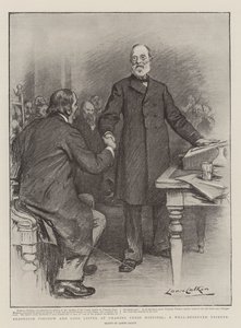 Professor Virchow e Lord Lister no Hospital Charing Cross, um merecido tributo