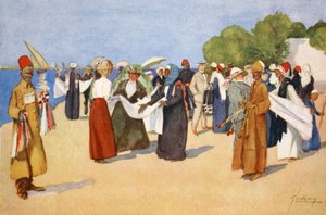 Barganha de caça, de &39;The Light Side of Egypt&39;, 1908 de Lance Thackeray