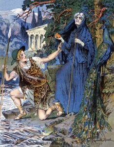 Jasão e Hera, c.1900 (ilustração) de Lancelot Speed
