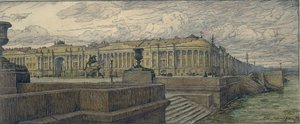 Praça do Senado em São Petersburgo, 1904