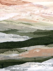 Montanhas em camadas abstratas