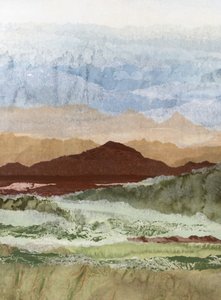 Camadas abstratas de montanhas de Lara Eckerman
