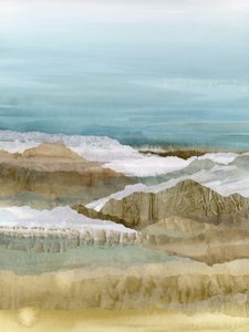 Camadas abstratas de montanhas de Lara Eckerman