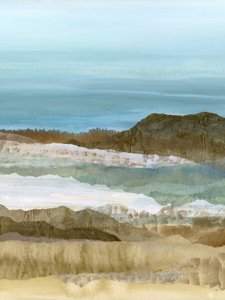 Camadas oceânicas abstratas de Lara Eckerman