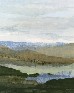 Serenidade das montanhas em camadas de Lara Eckerman