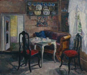 A sala de estar em Haakenstad de Lars Jorde