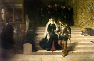 Maria, Rainha dos Scotts, sendo conduzida à sua execução, 1871