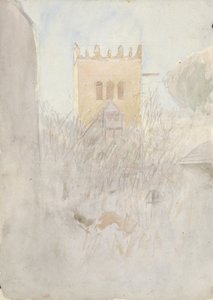 Campanário em Strážky II., 1890-1910 de Laszlo Mednyanszky