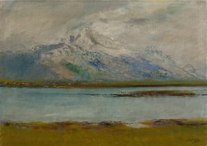 Paisagem de Tatra, 1890-95 de Laszlo Mednyanszky