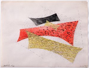 Composição abstrata de Laszlo Moholy-Nagy