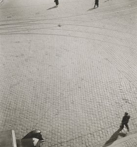 Sem título, c.1920 (impressão de contato de prata gelatina) de Laszlo Moholy Nagy