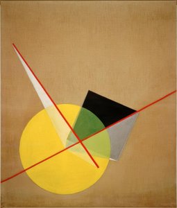 Círculo amarelo de Laszlo Moholy Nagy