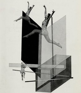 Variedade mecânica humana. Do palco da Bauhaus O palco da Bauhaus, 1925. de Laszlo Moholy Nagy