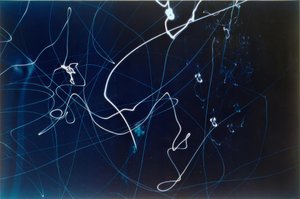 Ohne Titel (3 tiros de semáforos) de Laszlo Moholy Nagy