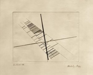 Intersecção de diagonais de Laszlo Moholy Nagy