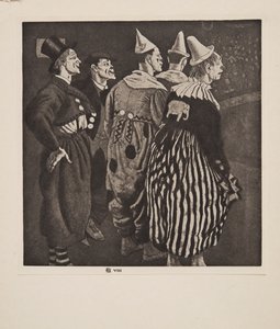 Cinco palhaços, pub. 1926.