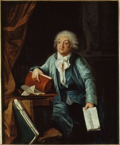 Retrato de Mirabeau no seu gabinete
