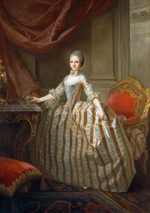 Maria Luisa de Parma 1751-1819, mais tarde rainha da Espanha, 1765.