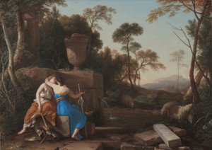 Laurent de La Hyre / "O beijo da paz e da justiça", 1654 de Laurent de La Hire