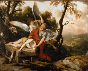 O sacrifício de Isaac de Laurent de la Hyre