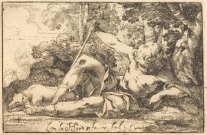 Narciso na primavera de Laurent de la Hyre