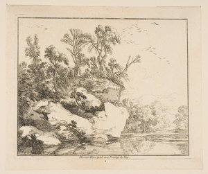 As Rochas Cobertas, 1640. de Laurent de la Hyre
