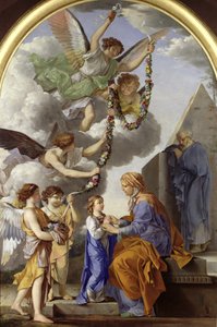 A educação da virgem de Laurent de la Hyre