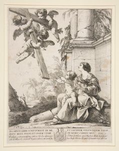 Virgem com Anjos (La Vierge aux anges) de Laurent de la Hyre